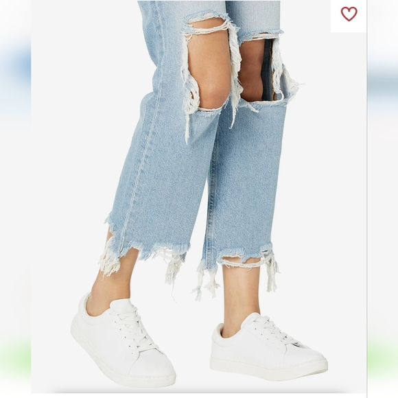 Maggie Mid-Rise Straight-Leg Jeans New with Tags - Picture 3 of 10